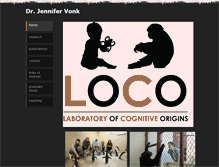 Tablet Screenshot of jennifervonk.com